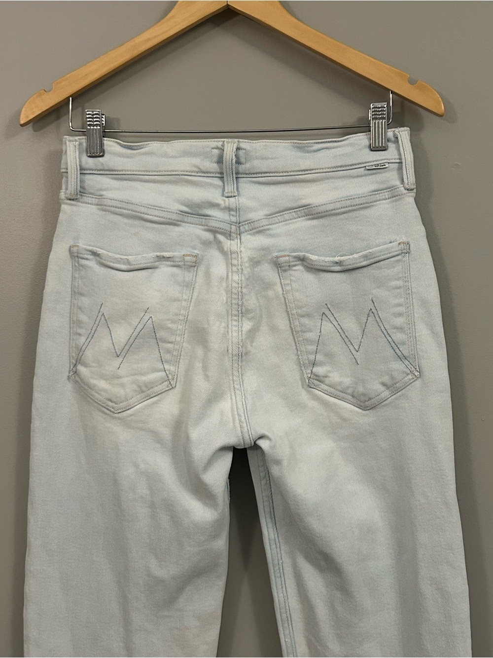 MOTHER The Pixie Tomcat Ankle High-Rise Straight Jeans in Pina Colada Paradise - Picture 9 of 14